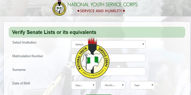 How to Create NYSC Profile