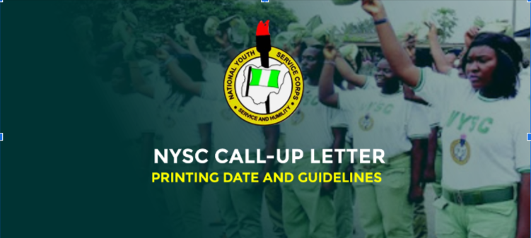 NYSC Call Up Letter 2025
