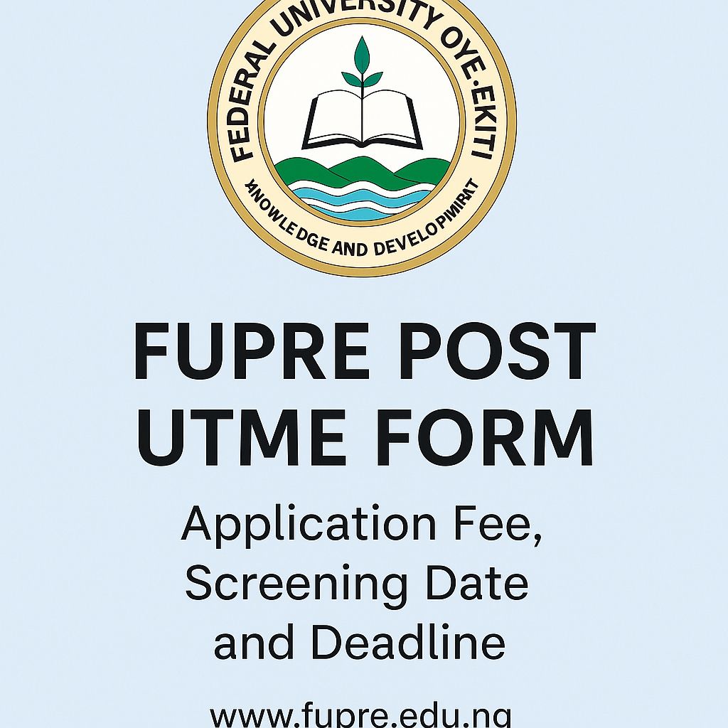 FUPRE Post UTME Form